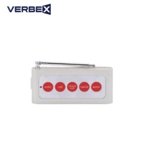 Verbex VT-JT-X5 Wireless Restaurant Service Calling Button