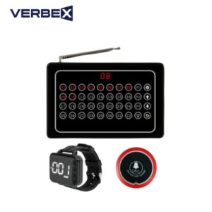 Verbex VT-K-30 YCall Wireless Call Service for Restaurant & Food Shops