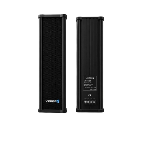 VERBEX VT-CS30T 30W Professional 70V/100V Line Column Speaker for Public Address Systems