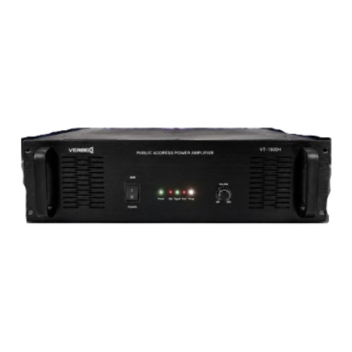 Verbex VT-1500H 1500-Watt Professional Audio PA System Power Amplifier for Industrial Use