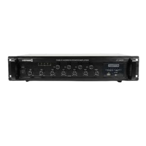 Verbex VT-200TF 200-Watt with Bluetooth, USB and 4 Zones Professional Amplifier for Masjid and Industry