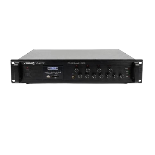 Verbex VT-480TF 480-Watt with Bluetooth, USB and 4 Zones Professional Amplifier for Masjid and Industry