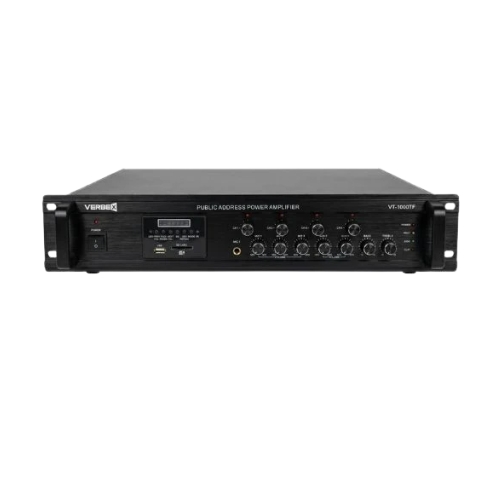 Verbex VT-1000TF 1000-Watt with Bluetooth, USB and 4 Zones Professional Amplifier for Masjid and Industry