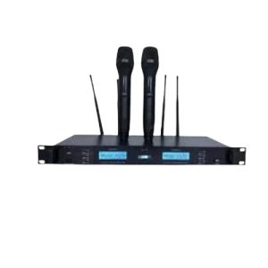 Verbex VT-KP96 Wireless Microphone System | Dual Channel & Portable